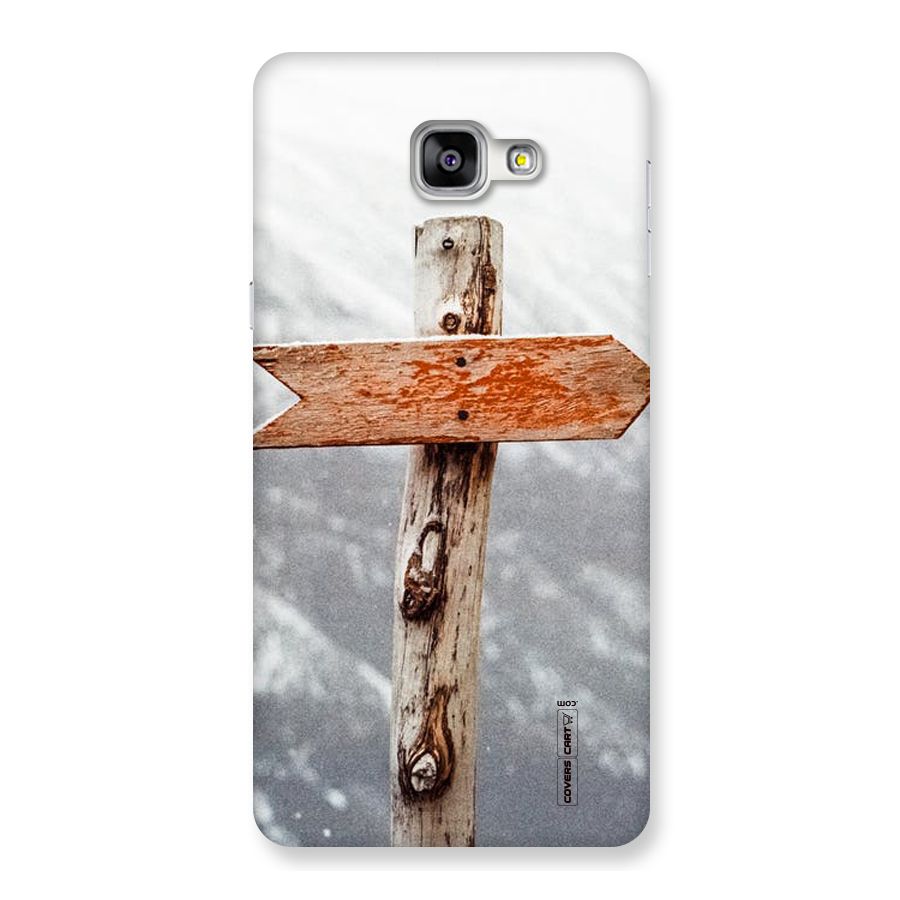 Wood And Snow Back Case for Galaxy A9