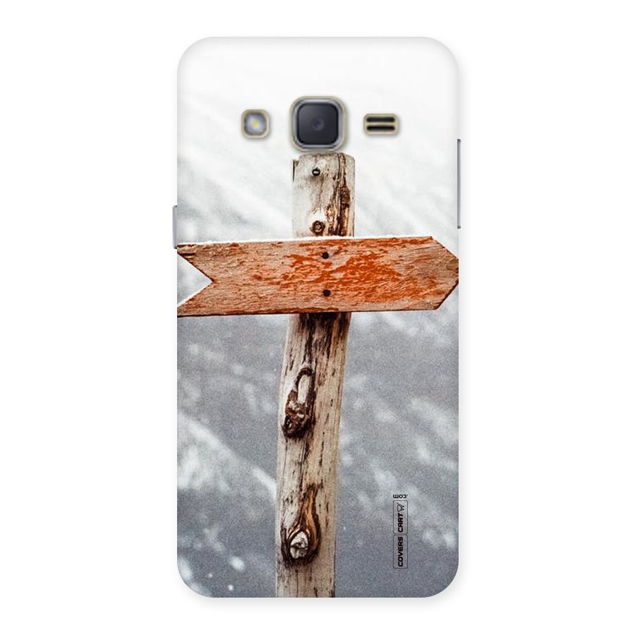 Wood And Snow Back Case for Galaxy J2
