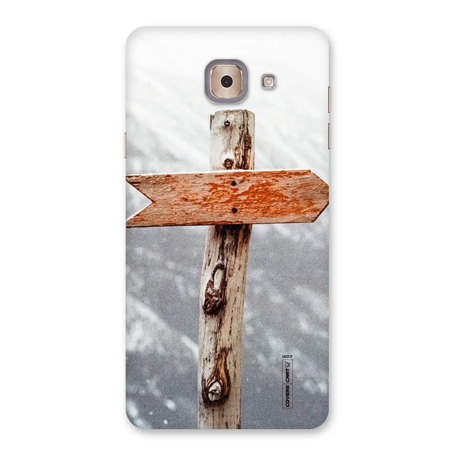 Wood And Snow Back Case for Galaxy J7 Max
