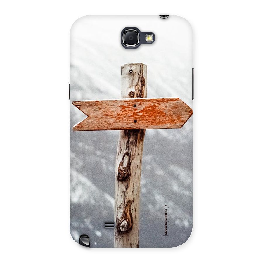 Wood And Snow Back Case for Galaxy Note 2