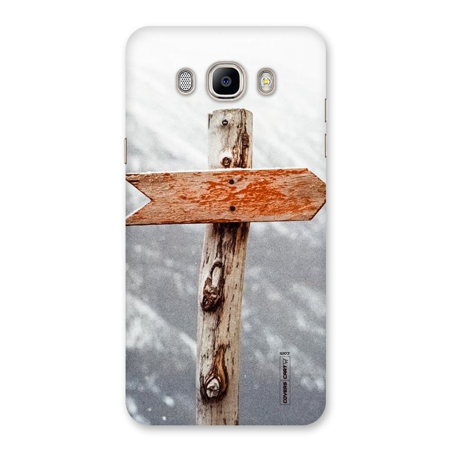 Wood And Snow Back Case for Galaxy On8