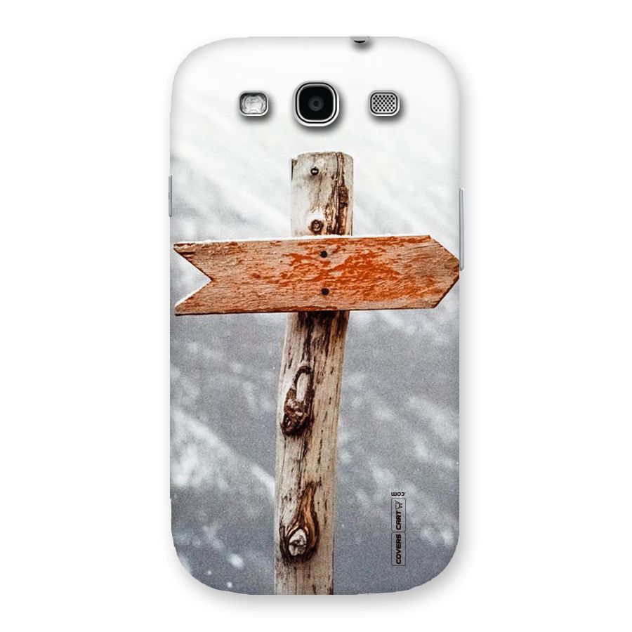 Wood And Snow Back Case for Galaxy S3