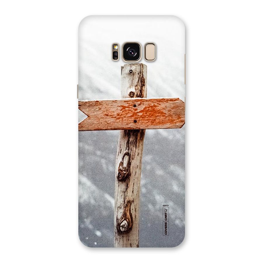 Wood And Snow Back Case for Galaxy S8 Plus