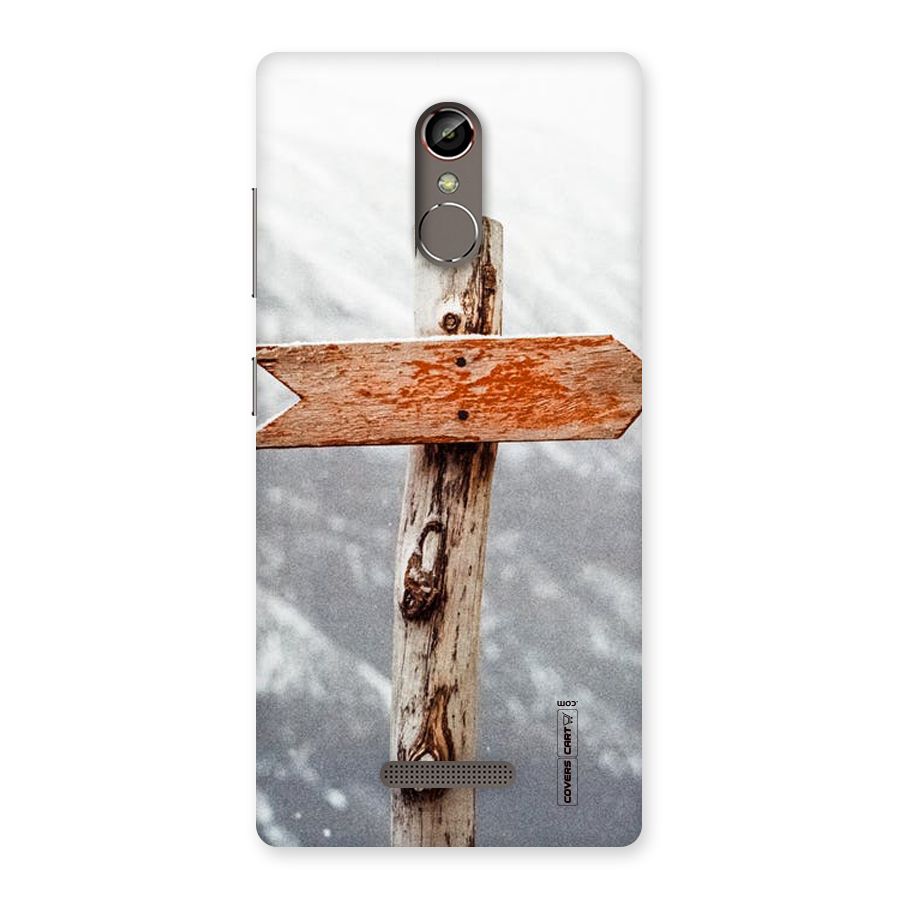 Wood And Snow Back Case for Gionee S6s