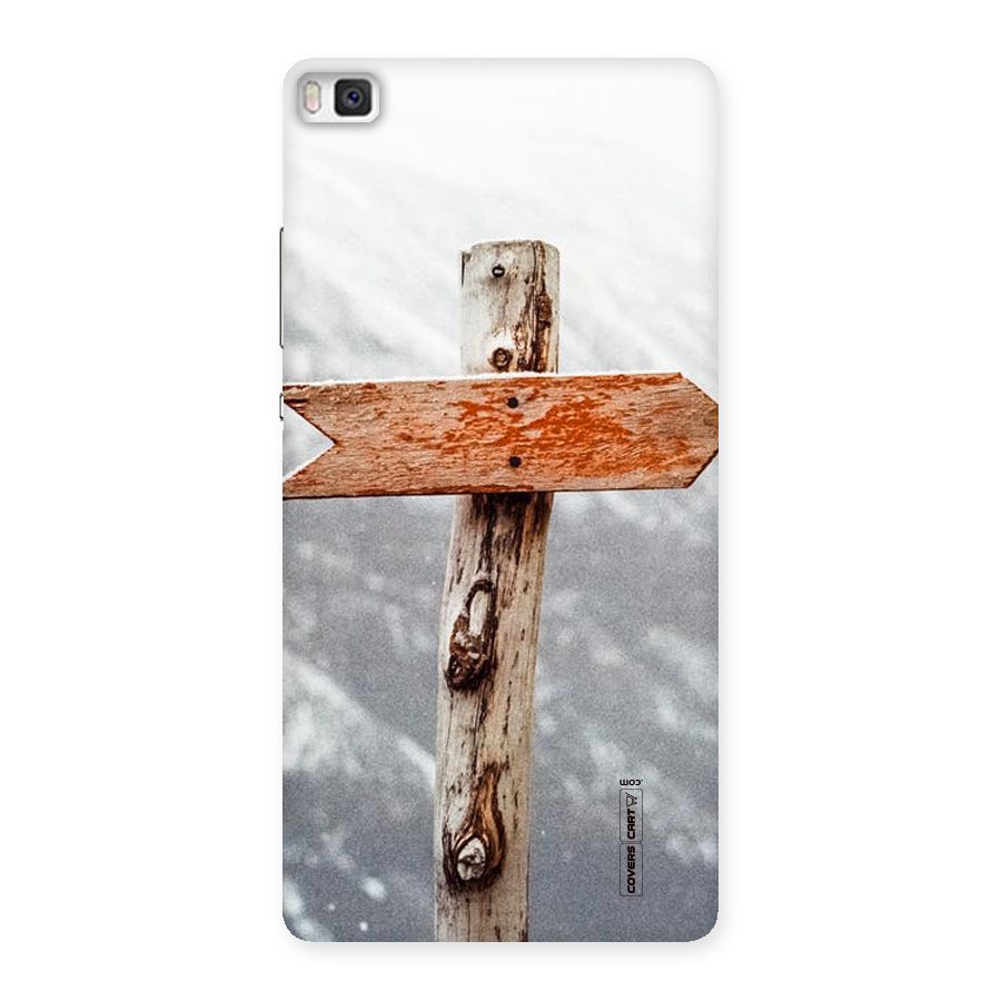 Wood And Snow Back Case for Huawei P8