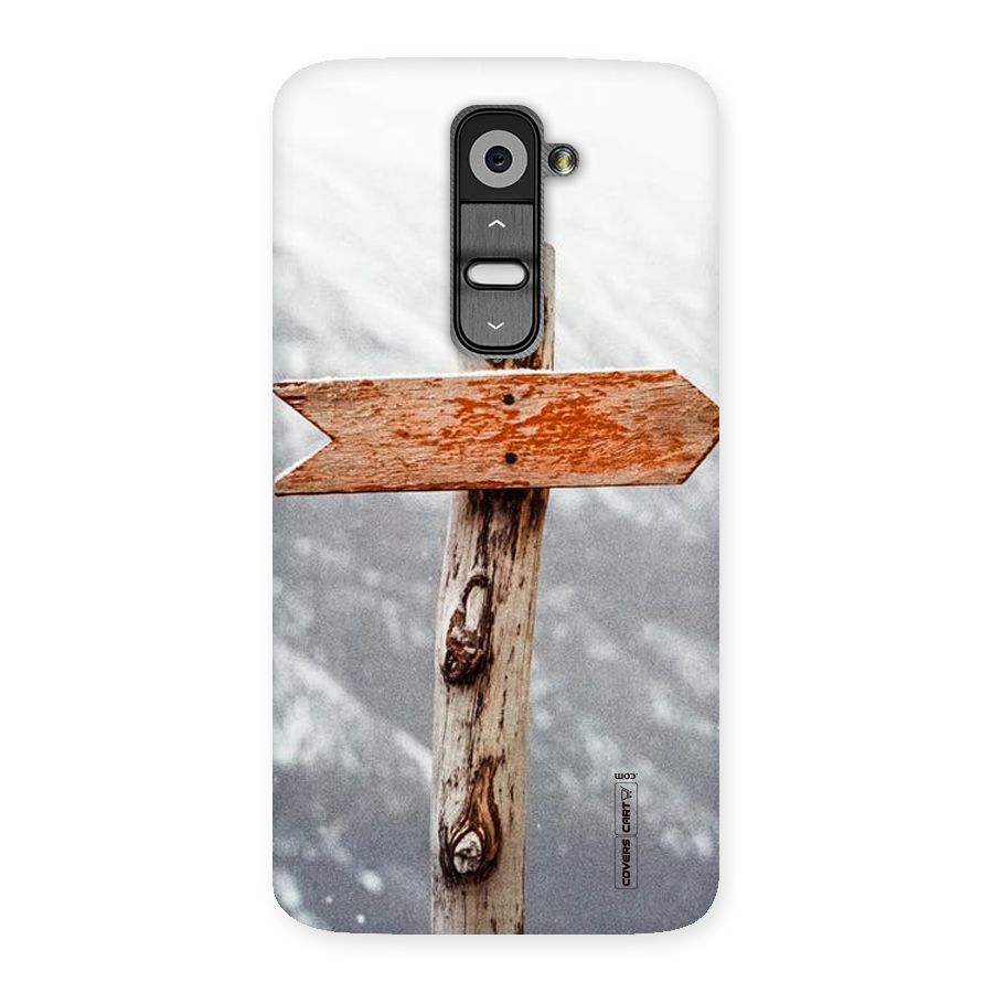 Wood And Snow Back Case for LG G2