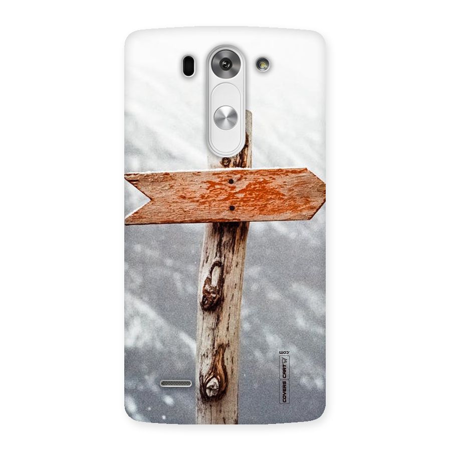 Wood And Snow Back Case for LG G3 Beat