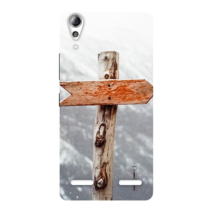 Wood And Snow Back Case for Lenovo A6000 Plus