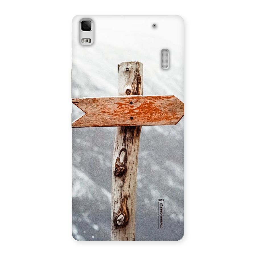 Wood And Snow Back Case for Lenovo A7000