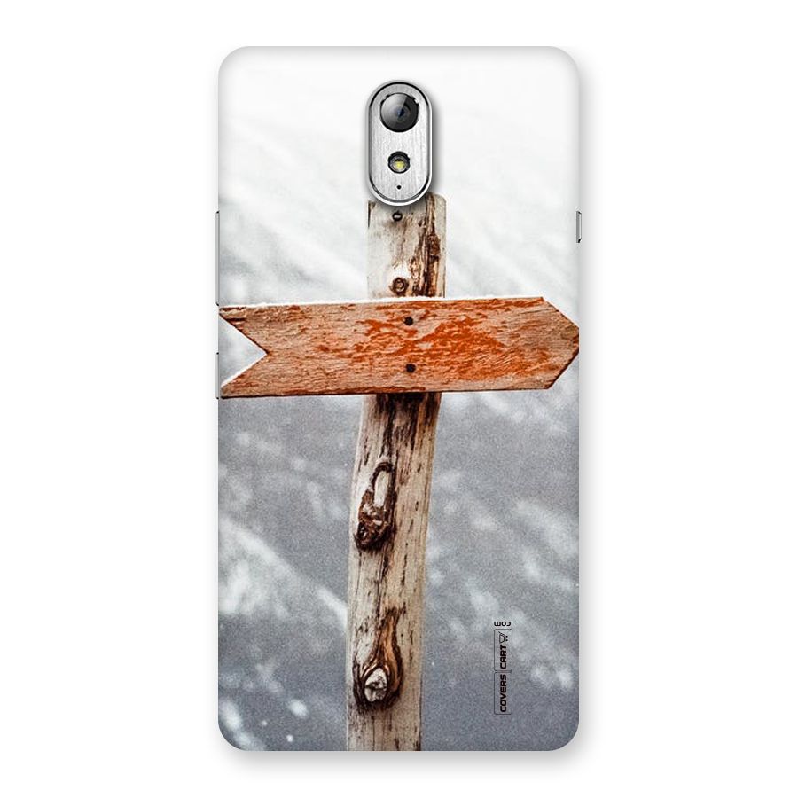 Wood And Snow Back Case for Lenovo Vibe P1M