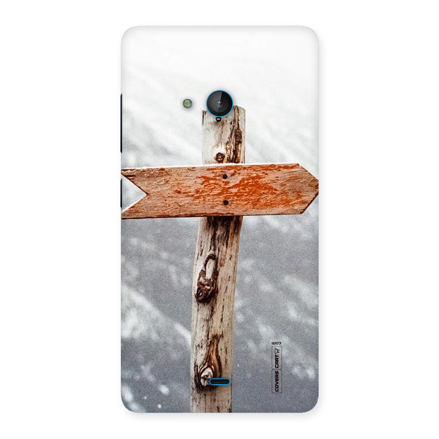 Wood And Snow Back Case for Lumia 540