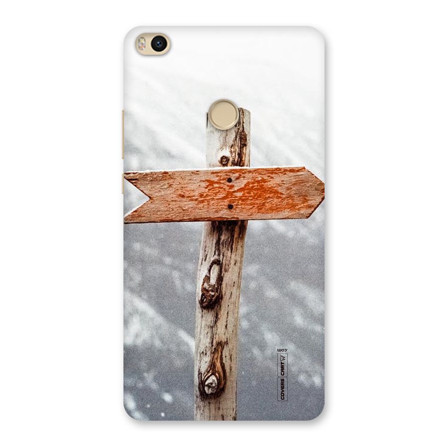 Wood And Snow Back Case for Mi Max 2