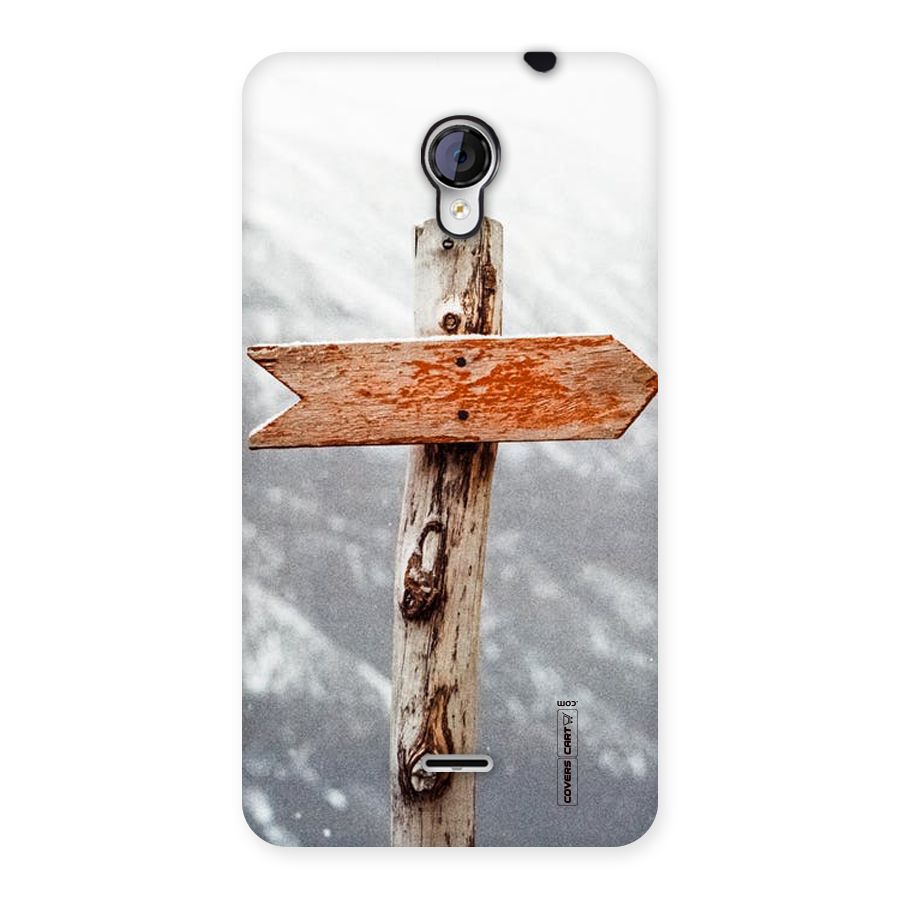 Wood And Snow Back Case for Micromax Unite 2 A106