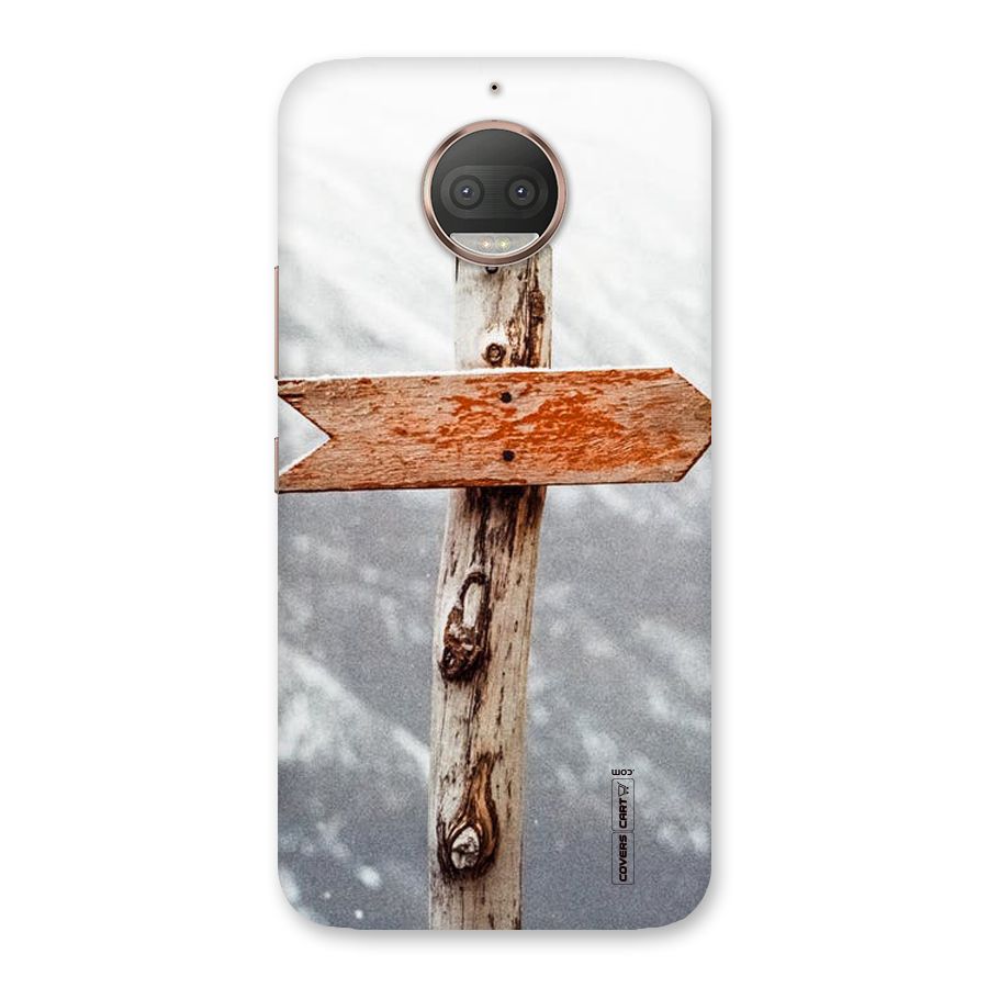 Wood And Snow Back Case for Moto G5s Plus