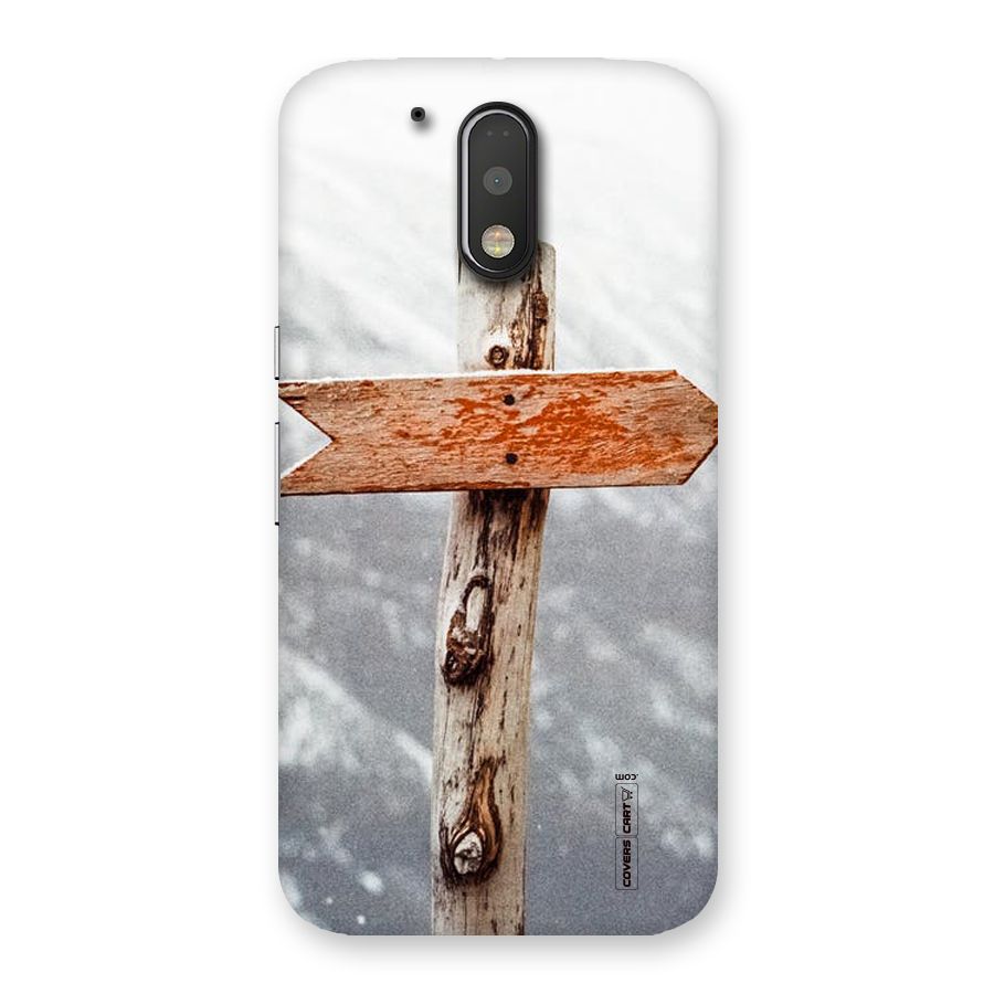 Wood And Snow Back Case for Motorola Moto G4 Plus