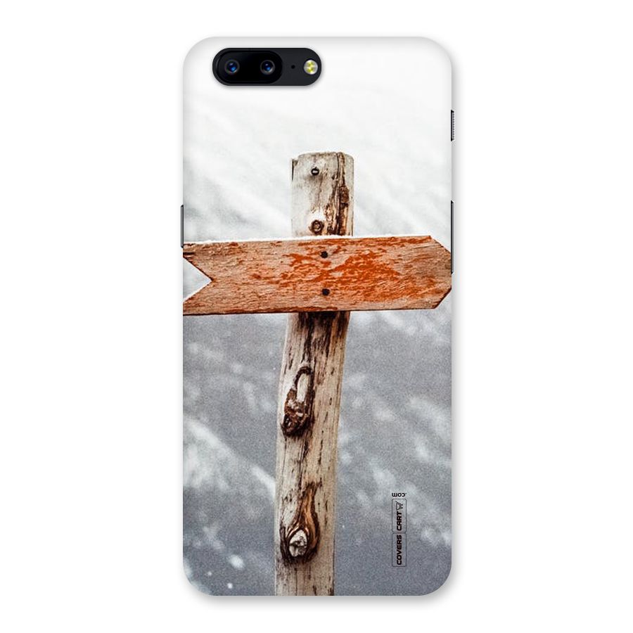Wood And Snow Back Case for OnePlus 5