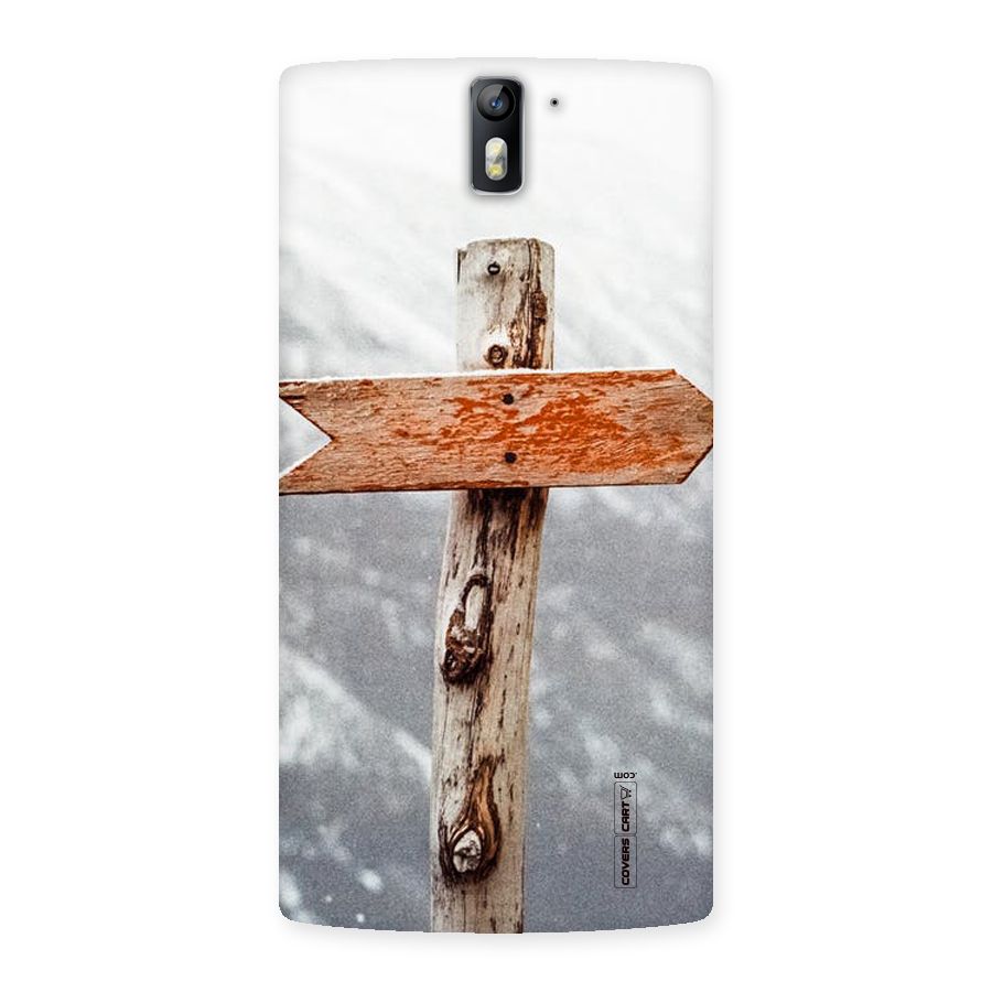 Wood And Snow Back Case for One Plus One
