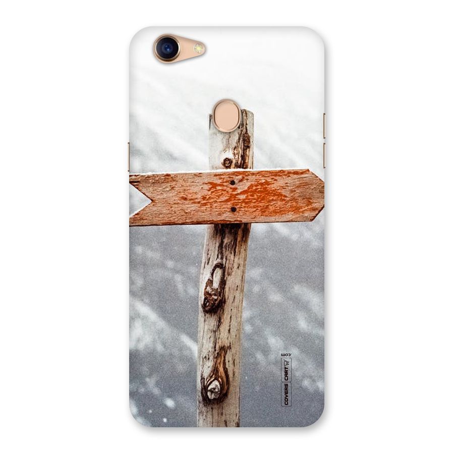 Wood And Snow Back Case for Oppo F5