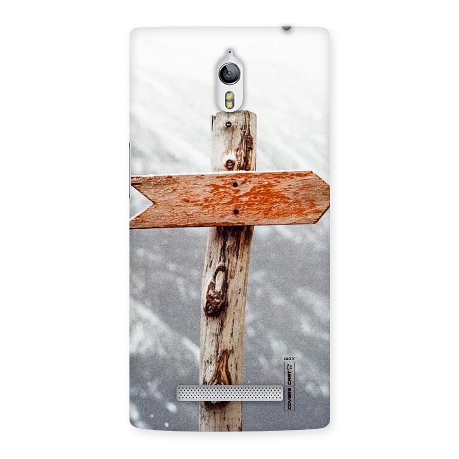 Wood And Snow Back Case for Oppo Find 7