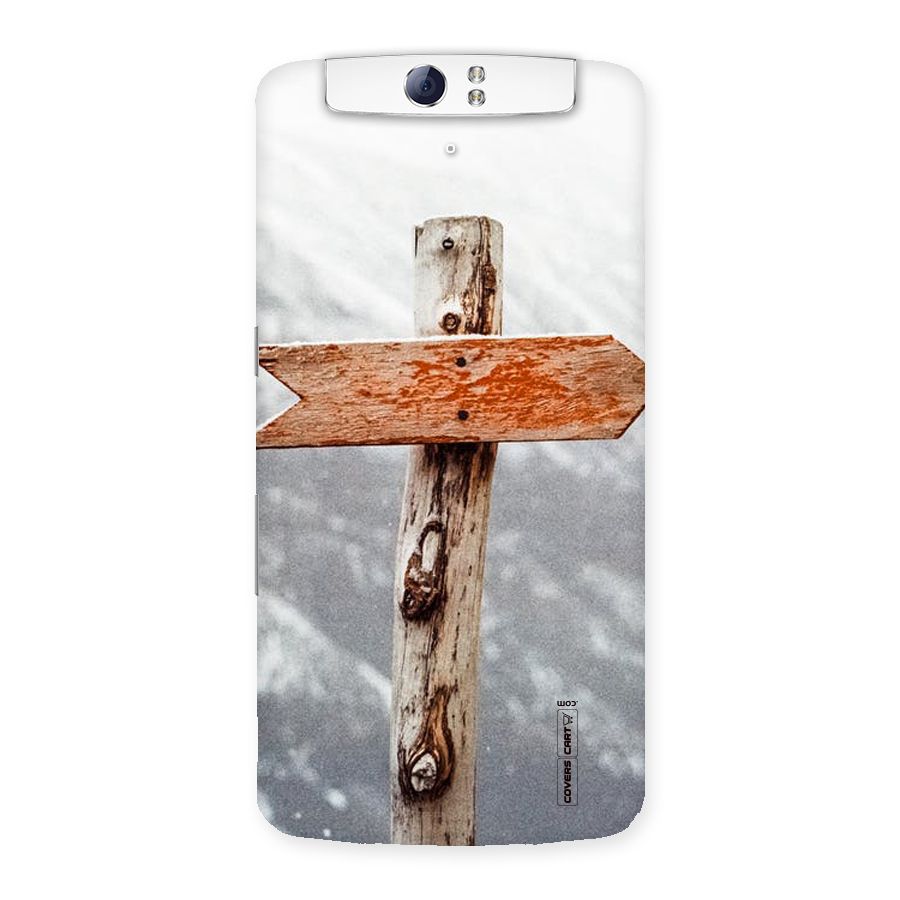 Wood And Snow Back Case for Oppo N1