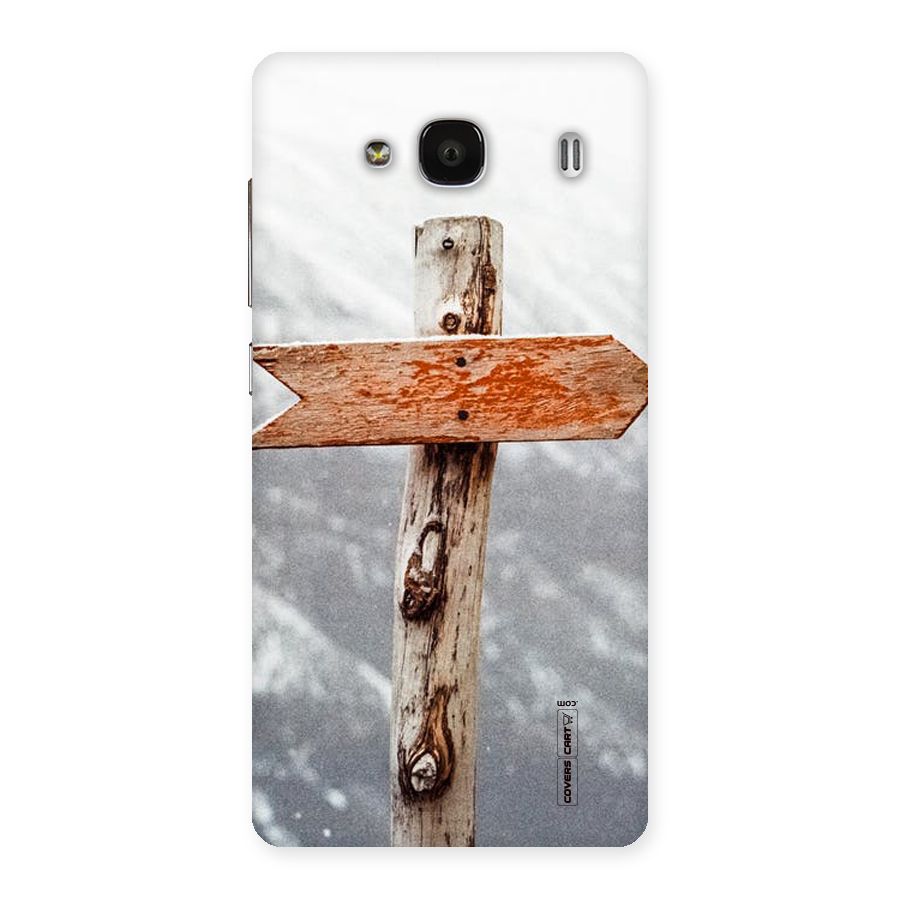 Wood And Snow Back Case for Redmi 2 Prime