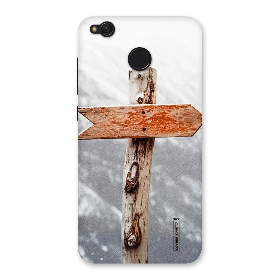 Wood And Snow Back Case for Redmi 4