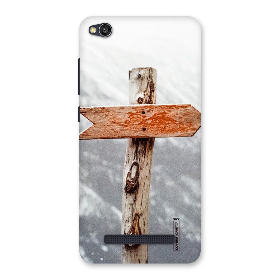 Wood And Snow Back Case for Redmi 4A