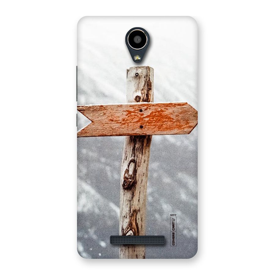 Wood And Snow Back Case for Redmi Note 2