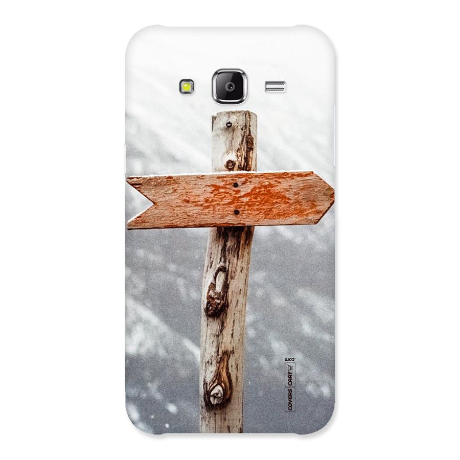 Wood And Snow Back Case for Samsung Galaxy J5
