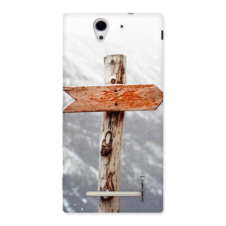 Wood And Snow Back Case for Sony Xperia C3