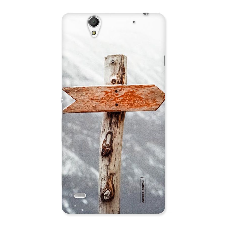 Wood And Snow Back Case for Sony Xperia C4