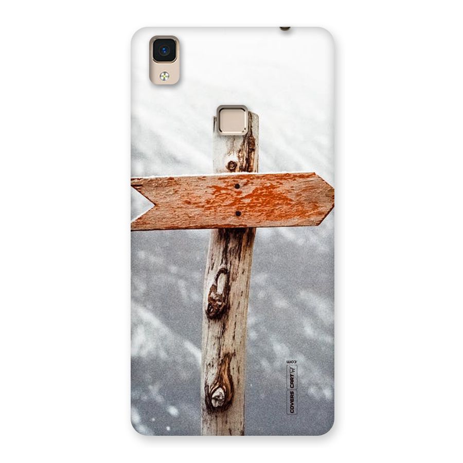 Wood And Snow Back Case for V3 Max