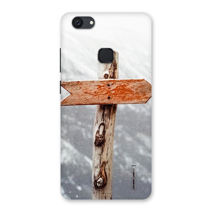 Wood And Snow Back Case for Vivo V7 Plus