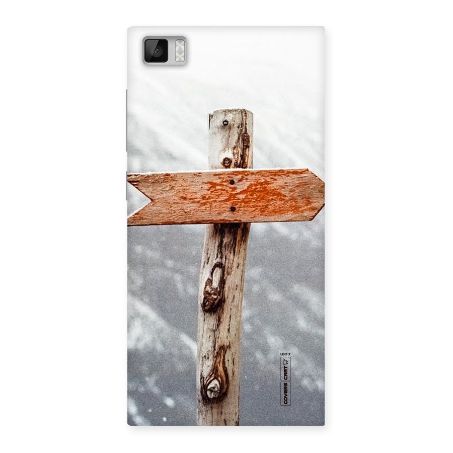 Wood And Snow Back Case for Xiaomi Mi3