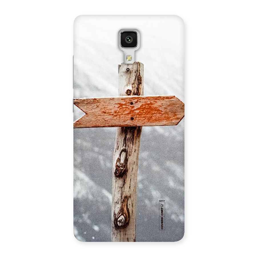 Wood And Snow Back Case for Xiaomi Mi 4