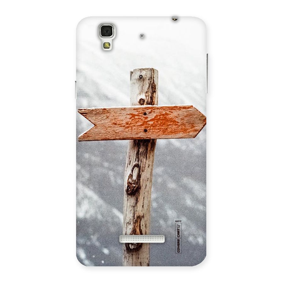 Wood And Snow Back Case for YU Yureka Plus
