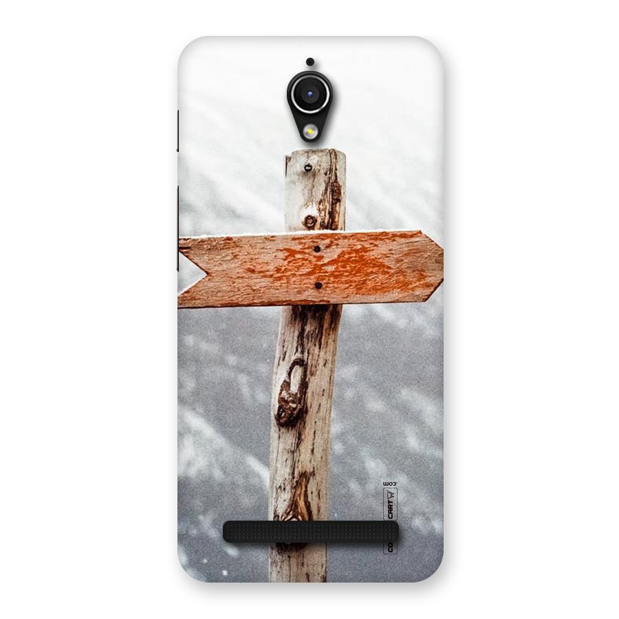 Wood And Snow Back Case for Zenfone Go