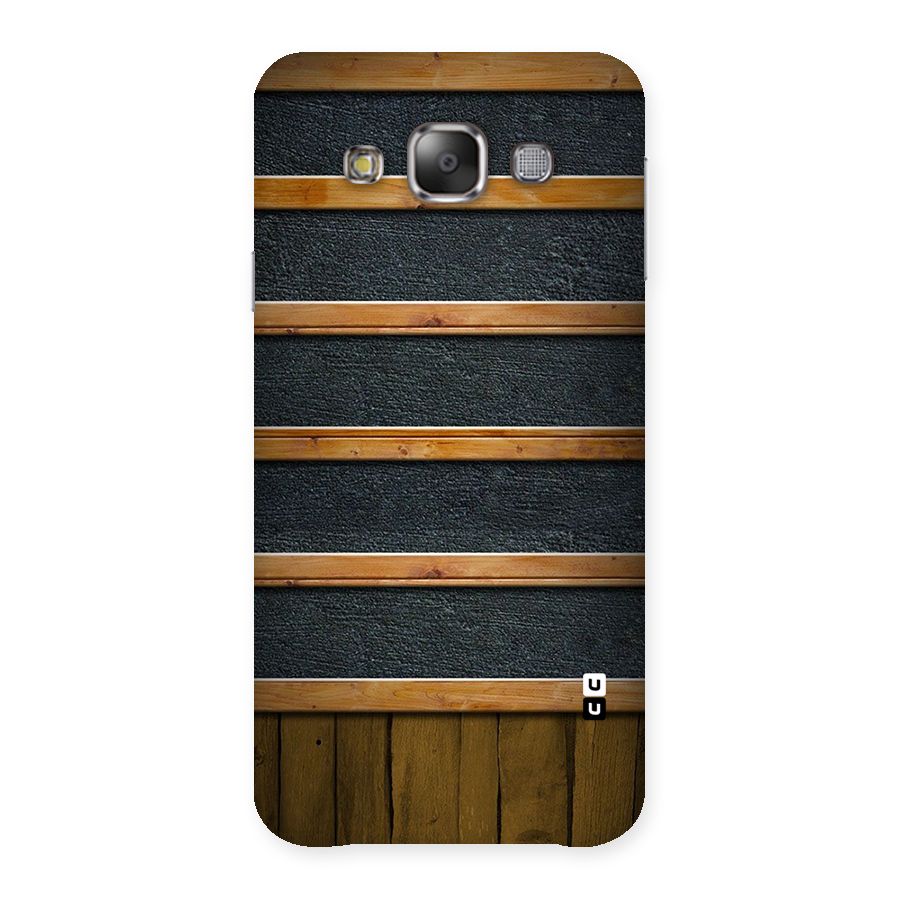 Wood Design Back Case for Galaxy E7