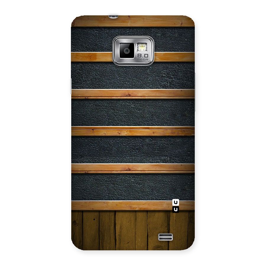 Wood Design Back Case for Galaxy S2
