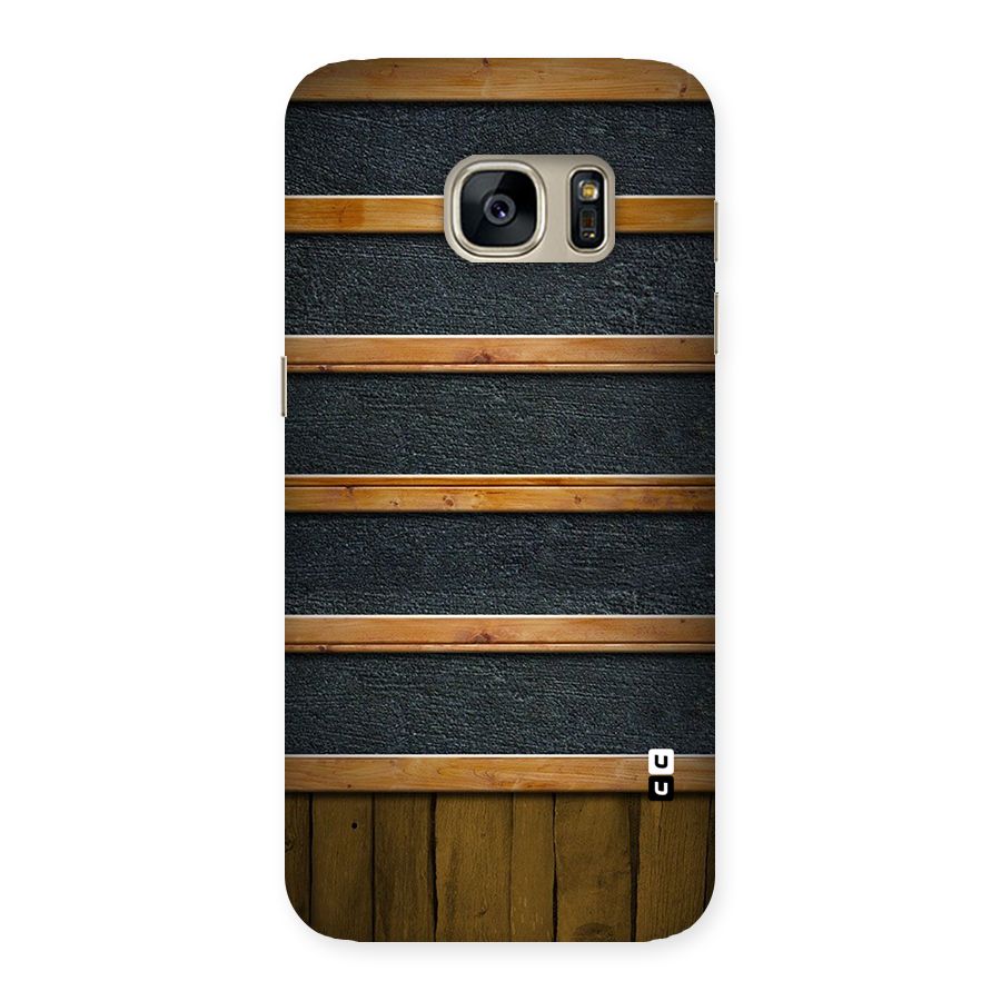 Wood Design Back Case for Galaxy S7