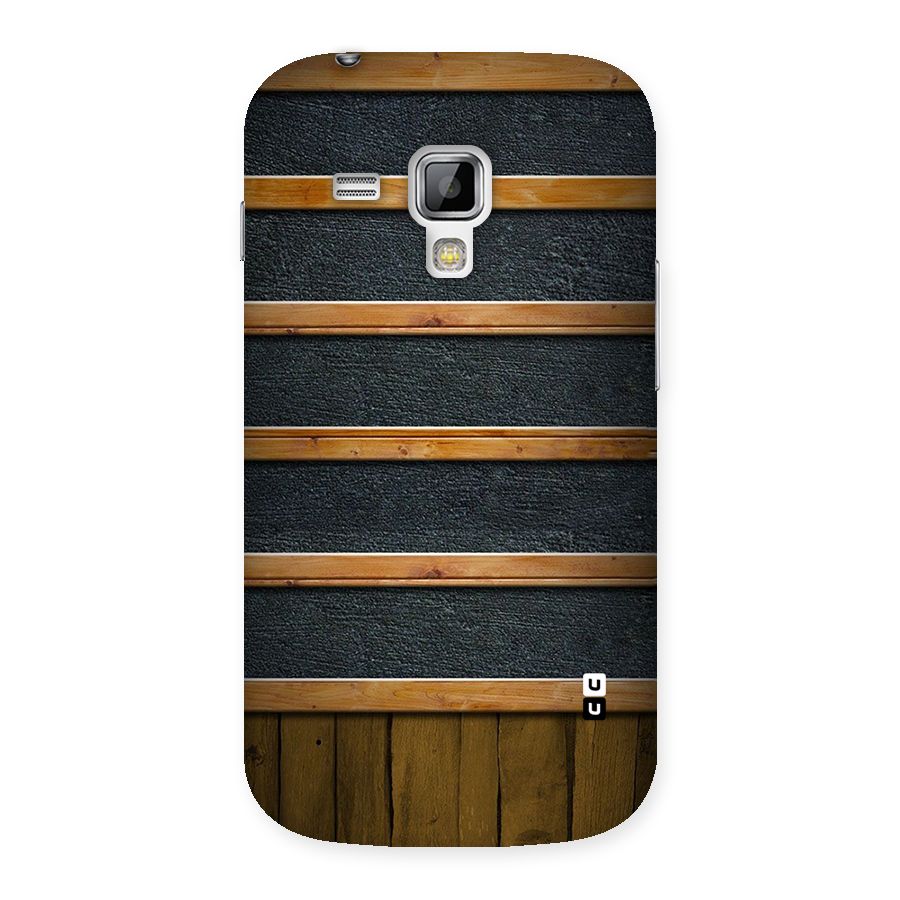 Wood Design Back Case for Galaxy S Duos
