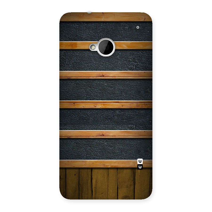 Wood Design Back Case for HTC One M7