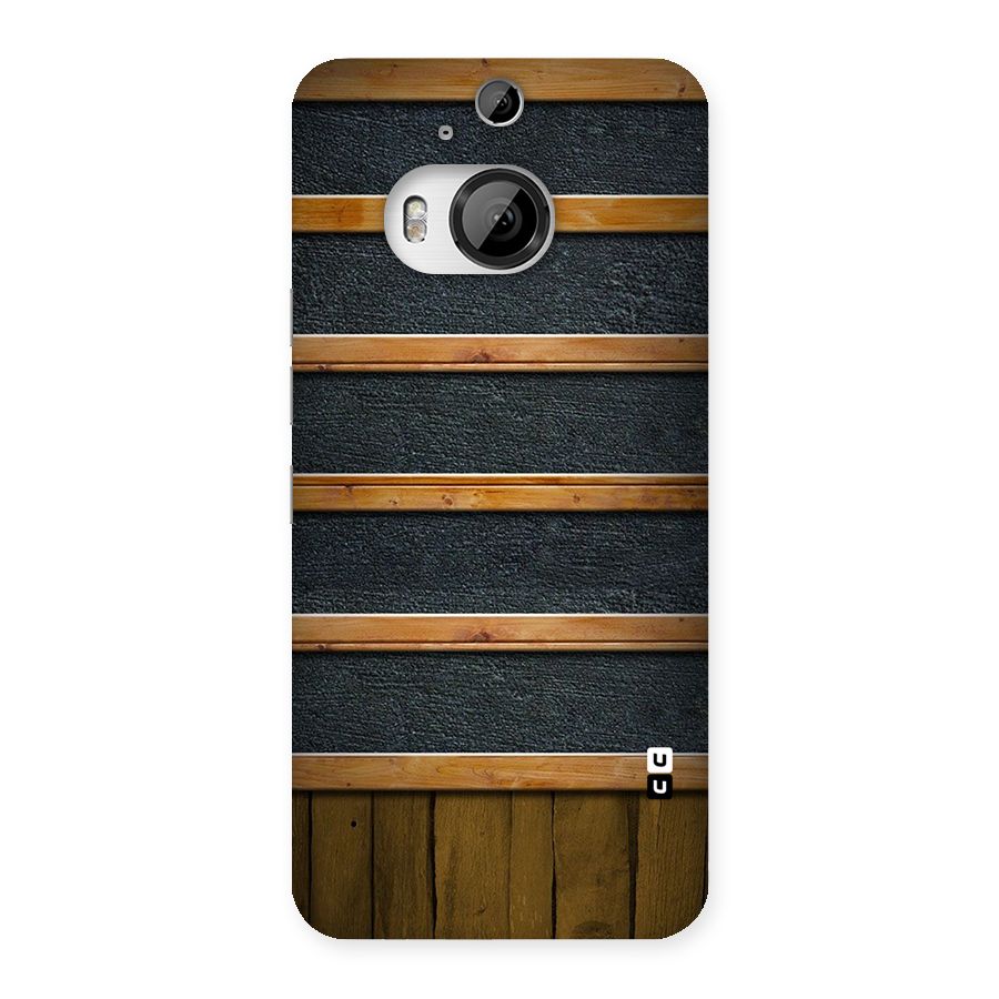 Wood Design Back Case for HTC One M9 Plus