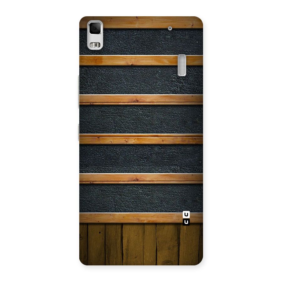 Wood Design Back Case for Lenovo A7000