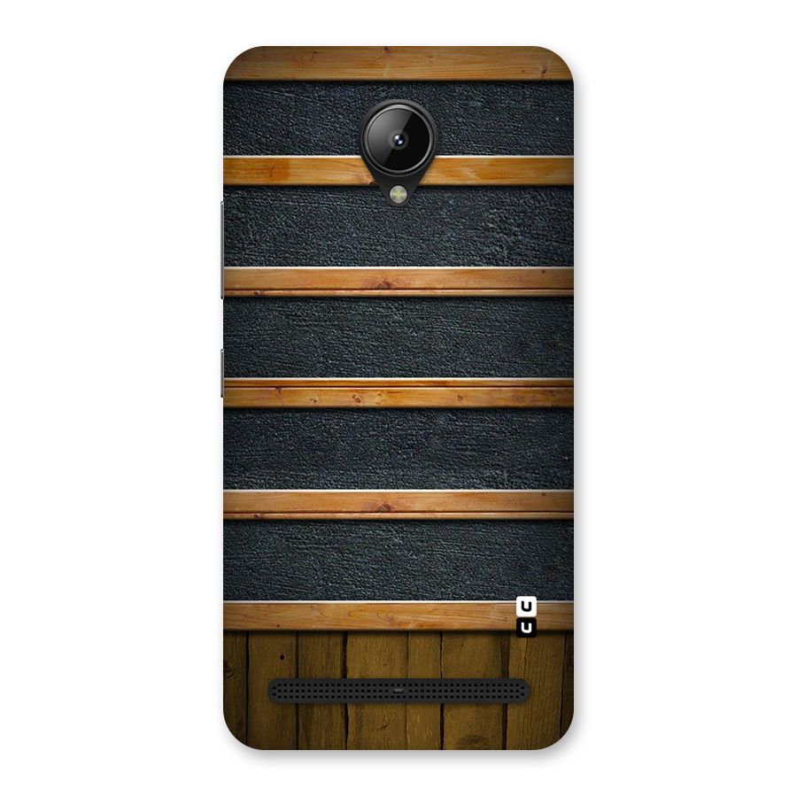 Wood Design Back Case for Lenovo C2