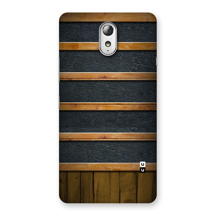Wood Design Back Case for Lenovo Vibe P1M