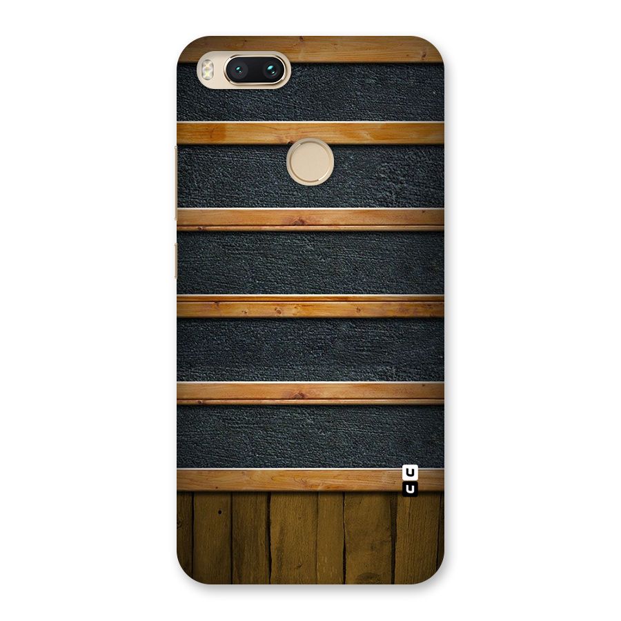 Wood Design Back Case for Mi A1