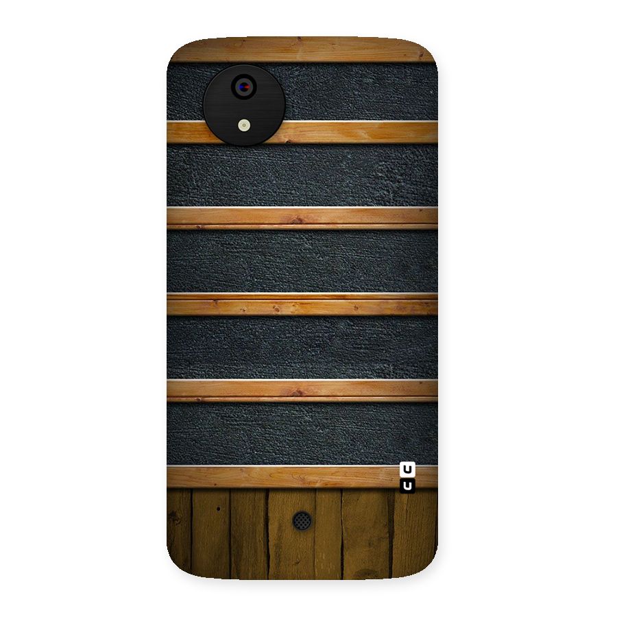 Wood Design Back Case for Micromax Canvas A1