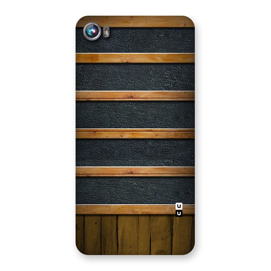Wood Design Back Case for Micromax Canvas Fire 4 A107