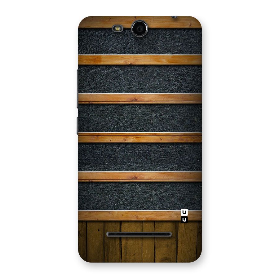Wood Design Back Case for Micromax Canvas Juice 3 Q392